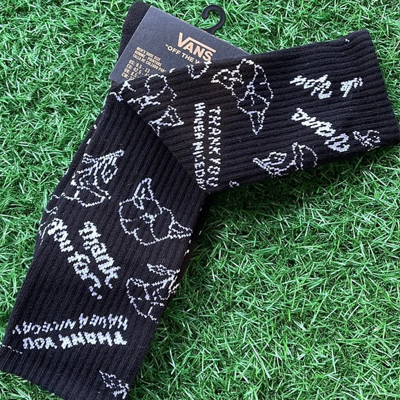VANS “Off The Wall” Men’s socks "Thank you. Have a nice day. Thank you for..." - Picture 5 of 11